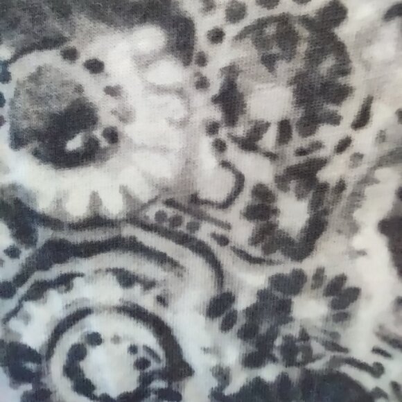 J Jill Pure Jill grey and white design scoop neck dress Size S Petite - Picture 7 of 10